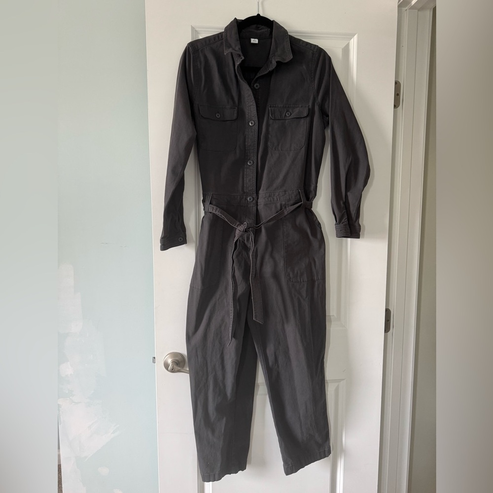 Women’s Old Navy Grey Utility Jumpsuit